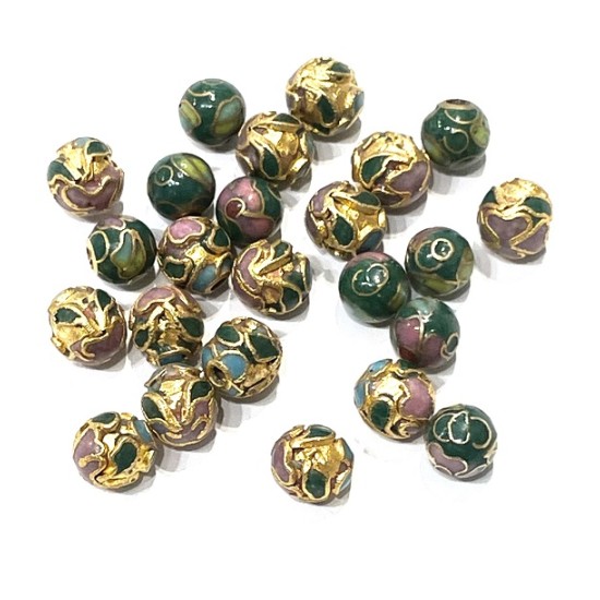 HALF DRILLED CLOISONNE