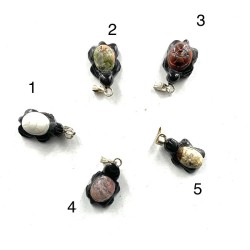 SEMIPRECIOUS STONES TURTLE