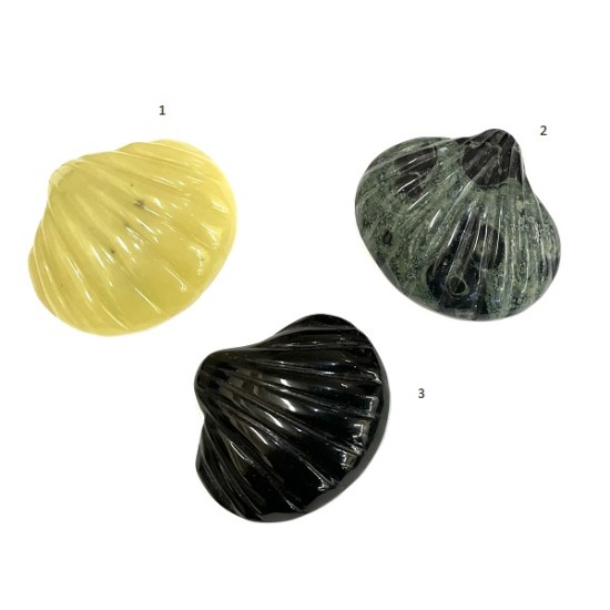 SEMIPRECIOUS STONE SHELL SHAPE