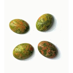 UNAKITE  OVAL CABS