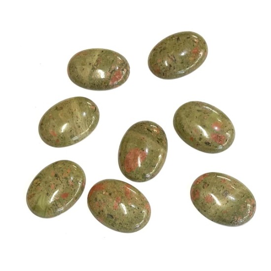 UNAKITE OVAL CABS
