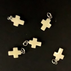 SYNTHETIC IVORY  CROSS
