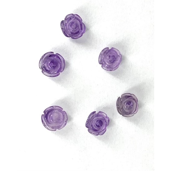 AMETHYST HALFDRILLED  ROSE