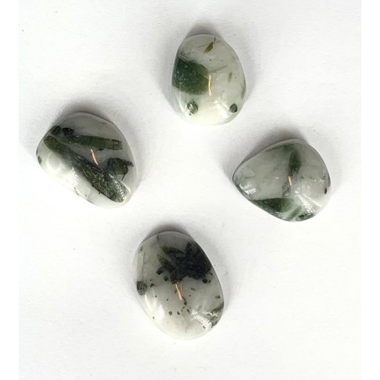 GREEN TOURMALINATED QUARTZ