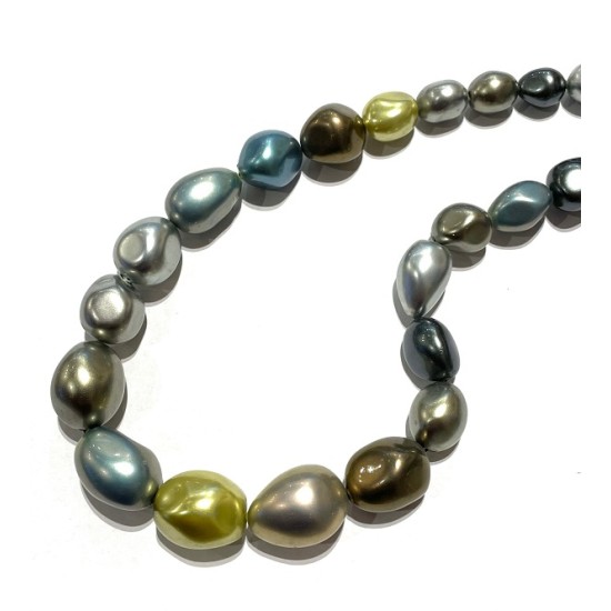SHELL PEARL IRREGULAR GRADUATED BEADS