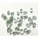 GREEN AMETHYST HALF DRILLED DROP