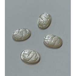 MOTHER OF PEARL CARVED CAB