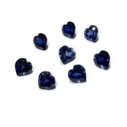 SYNTHETIC SAPPHIRE HEART SHAPE