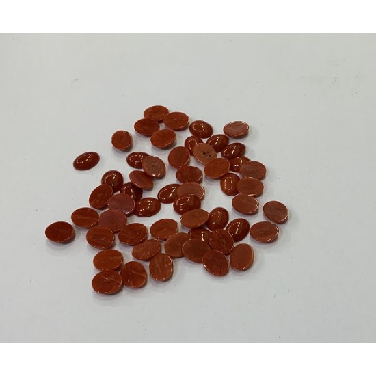 MEDITERANNIAN CORAL OVAL CABS