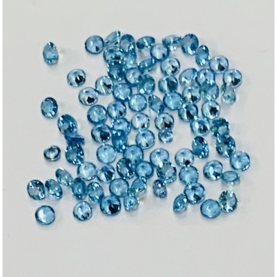 SWISS BLUE TOPAZ FACETED