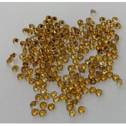 CITRINE ROUND FACETED