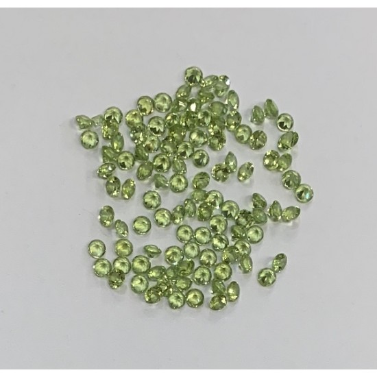 PERIDOT ROUND FACETED