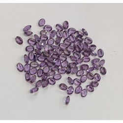 AMETHYST  OVAL FACETED