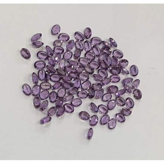 AMETHYST  OVAL FACETED