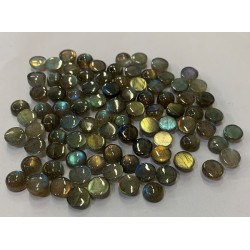 LABRADORITE ROUND CABS