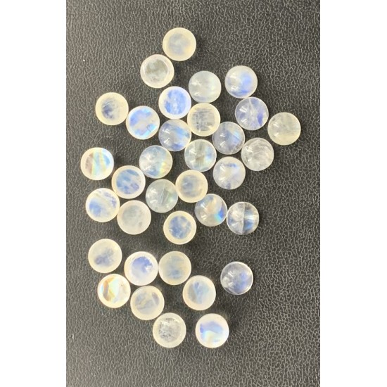 RAINBOW MOONSTONE ROUND CABS