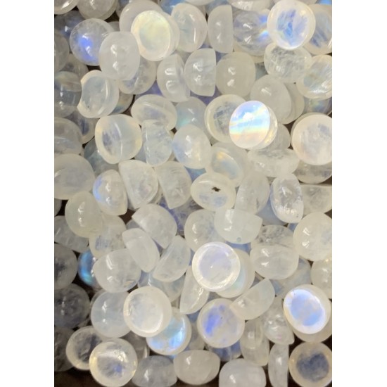 RAINBOW MOONSTONE ROUND CABS