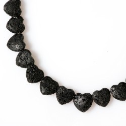 LAVA HEART SHAPE BEADS
