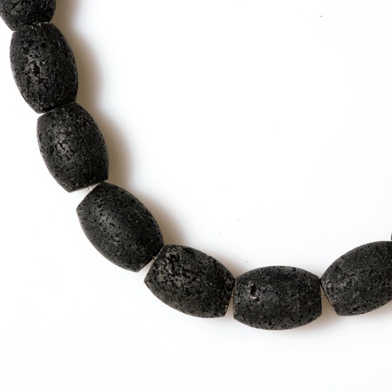 LAVA BARREL BEADS