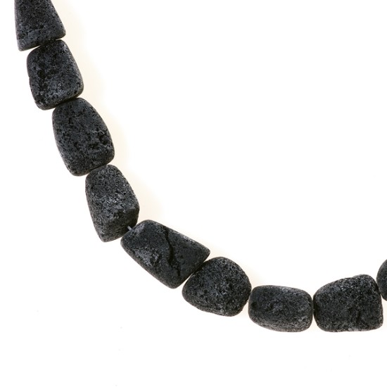 LAVA TUMBLED BEADS