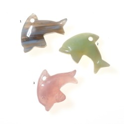 SEMI PRECIOUS STONES DOLPHIN