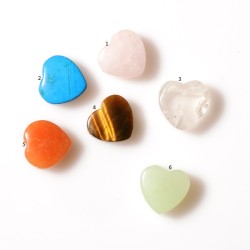 SEMI PRECIOUS STONES HEART