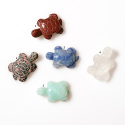 SEMI PRECIOUS STONES TURTLE