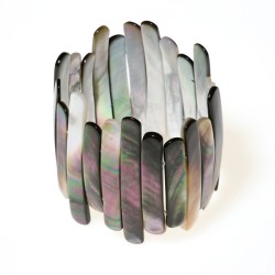BLACK MOTHER OF PEARL BRACELET