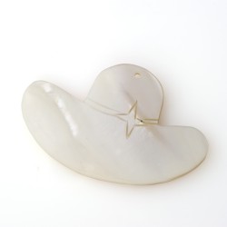 MOTHER OF PEARL HAT