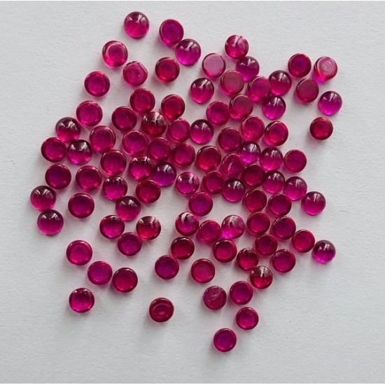 SYNTHETIC RUBY CABS