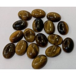 TIGER EYE OVAL CABS
