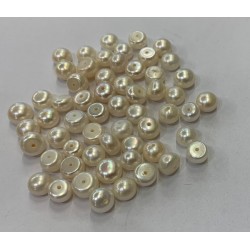 FRESH WATER PEARL HALF DRILLED BUTTON