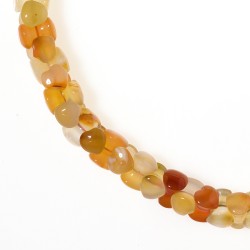 CARNELIAN HEART BEADS
