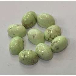 LEMON CHRYSOPHRASE OVAL CABS