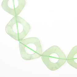 JADE SQUARE DONUT BEADS
