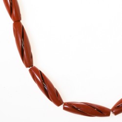 RED JASPER CARVED BEADS