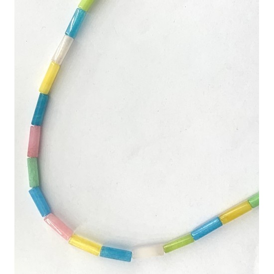 MULTICOLOR JADE BEADS