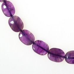 AMETHYST OVAL  BEADS