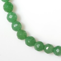 AVENTURINE FACETED ROUND BEADS