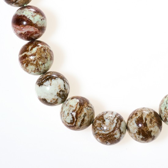 LEMON CHRYSOPRASE ROUND BEADS