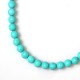 SYNTHETIC TURQUOISE ROUND BEADS