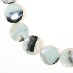 AMAZONITE DISK BEADS