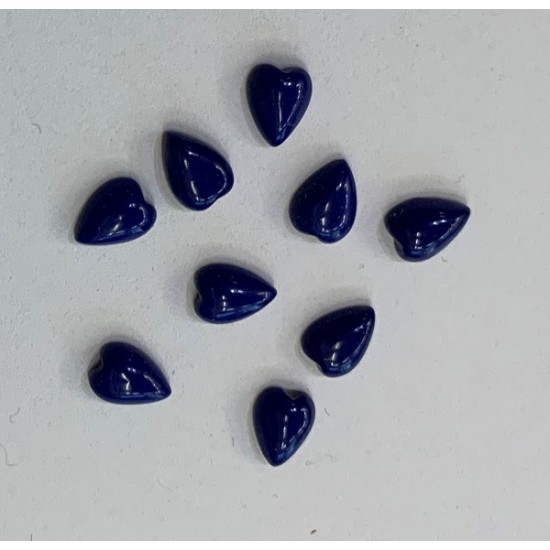 SYNHETIC LAPIS  HEART SHAPE CABS