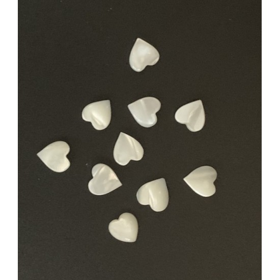 MOTHER OF PEARL HEART