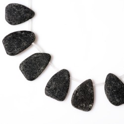 LAVA PEAR SHAPE IRREGULAR BEADS