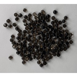 SMOKY QUARTZ ROUND CABS