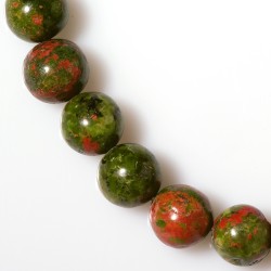 UNAKITE ROUND BEADS