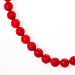 BAMBOO CORAL ROUND BEADS