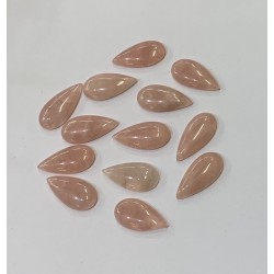ROSE QUARTZ PEAR STONES
