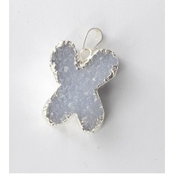 DRUZZY CHALCHEDONY PENDANT